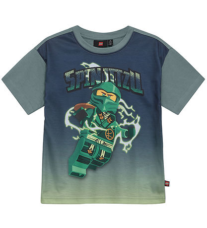 LEGO® Ninjago Stuttermabolur - LwTaffy 307 - Ljósgrænt M. Prenta