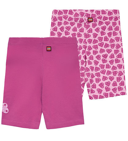 LEGO® Wear Shorts - 2er-Pack - LwPasi 300 - Pink m. Print