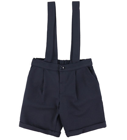 Emporio Armani Set - Overhemd/Shorts - Dark Navy/Wit