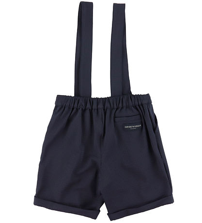 Emporio Armani Set - Overhemd/Shorts - Dark Navy/Wit