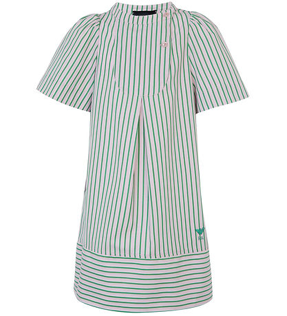 Emporio Armani Kleid - Rosa/Grün Gestreift