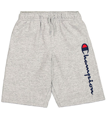 Champion Shortsit - Harmaa Kirjava M. Logo