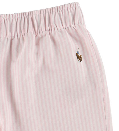 Polo Ralph Lauren Pyjamasetti - Oxford - Kylpyamme Vaaleanpunain