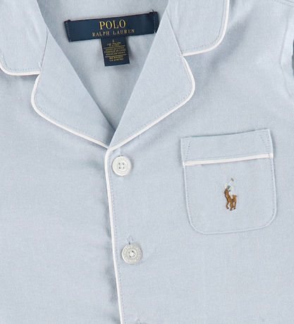 Polo Ralph Lauren Pyjama Set - Oxford - Polo Blue Hyacinth