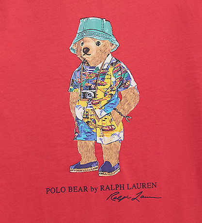 Polo Ralph Lauren T-shirt - Red w. Soft Toy
