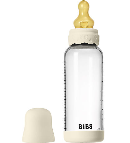 BIBS Bohemia Feeding Bottle - 240 mL - Glass/Natural Rubber - Iv