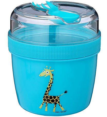 Carl Oscar Snackbox w. Cooling element - N'Ice Cup L - Turquoise