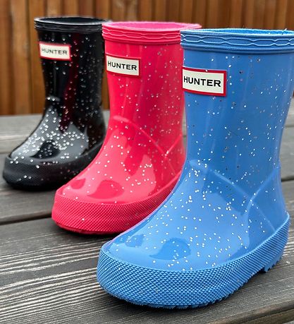 Hunter Rubber Boots - Kids First Giant Glitter - Thrift