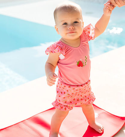 Splash About Sundbleyja - Happy Nappy Búningur - Strawberry Fie