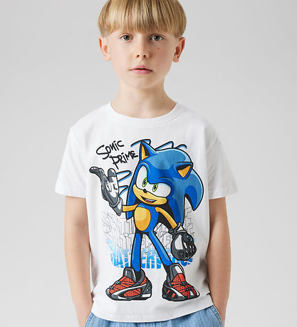 Name It Stuttermabolur - NkmAron Sonic - Bright White