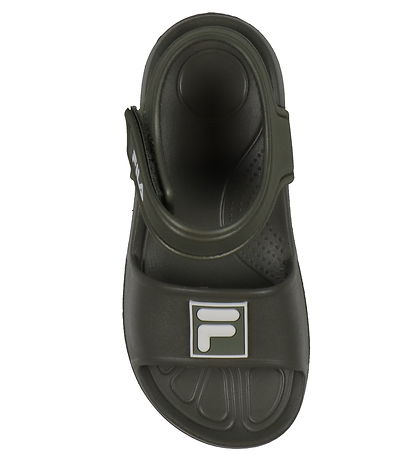 Fila Sandaler - Blommor - Olive Natt