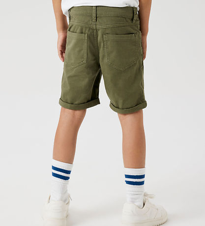 Name It Shorts - Noos - NkmSilas Isak - Deep Lichen Green