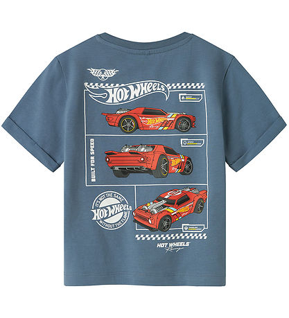 Name It Stuttermabolur - NmmAtreus - Hot Wheels - Blue Mirage