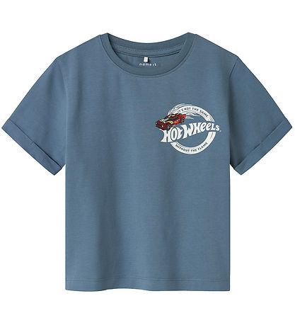 Name It Stuttermabolur - NmmAtreus - Hot Wheels - Blue Mirage
