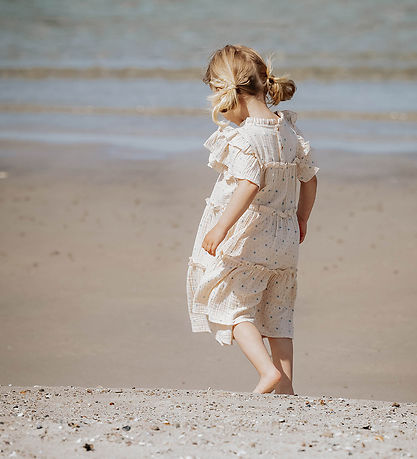 Fliink Kleid - Blooming - Sandshell AOP