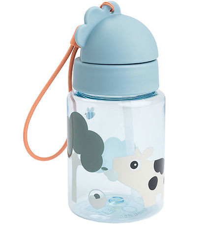 Done by Deer Trinkflasche m. Strohhalme - Tiny Farm - 280 ml - B