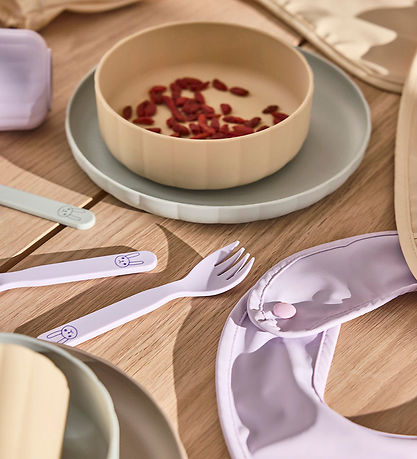 OYOY Barna hnífapör - Lífplast - 2 Partar - Pullo - Lavender