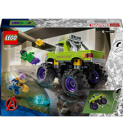 LEGO® Marvel - Hulk-Truck á móti Thanos 76312 - 229 Partar