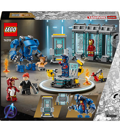 LEGO® Marvel - Iron Männerlabor: Anzuggalerie 76315 - 38