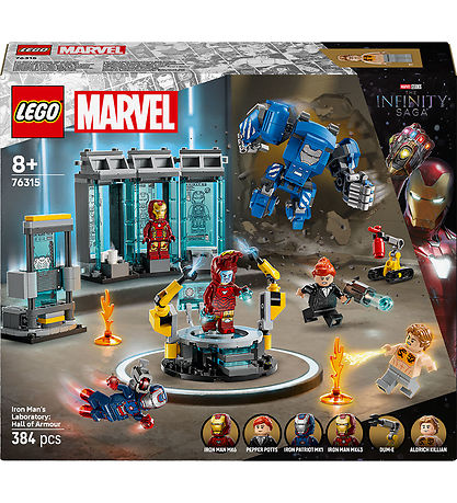 LEGO® Marvel - Iron Männerlabor: Anzuggalerie 76315 - 38