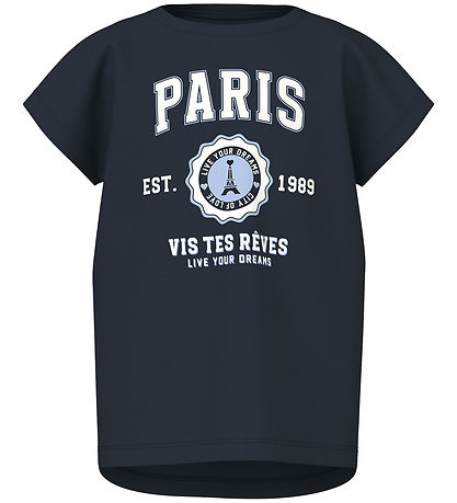 Name It T-shirt - Dark Sapphire/Paris