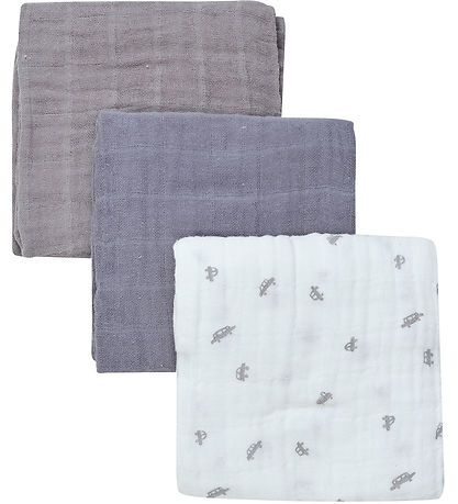 Pippi Spucktücher - 3er-Pack - 65x65 cm - Passatwinde