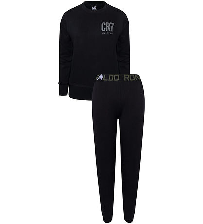 Ronaldo Pyjama Set - CR7 - Black w. Logo