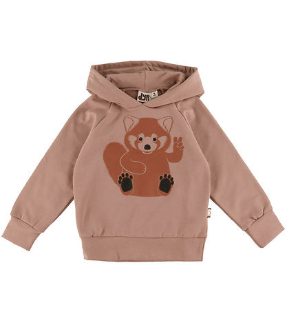 DYR-Cph Kapuzenpullover - Tierbalg - Rose Beige Peace Roter Pand