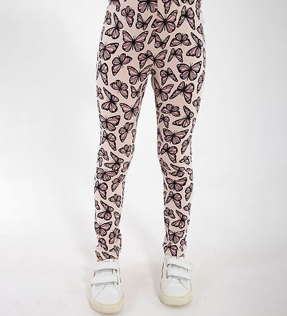 DYR-Cph Leggings - Animal cheetah - Light Rose Flutter