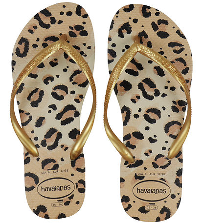 Havaianas Flip Flops - Slim Animals - Beige