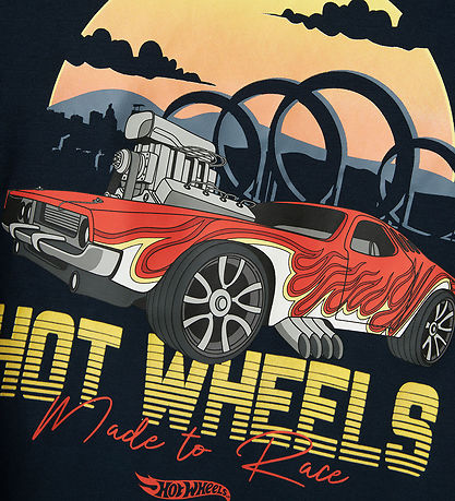 Name It Stuttermabolur - NkmAdam Hotwheels - Dökkblátt Blazer
