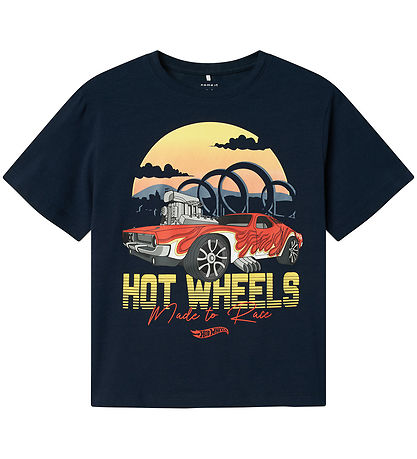 Name It Stuttermabolur - NkmAdam Hotwheels - Dökkblátt Blazer