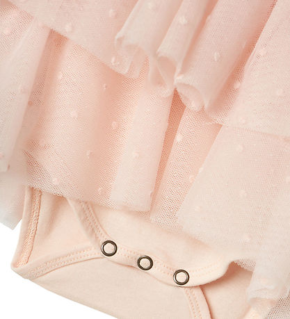 Lil' Atelier Samfella m. pilsi c/o - NbfFrilla - Tyl - Peach Blu