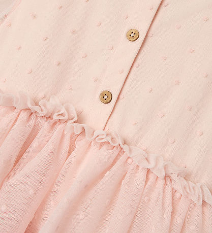 Lil' Atelier Kjóll - NmfFrilla - Tulle - Peach Blush