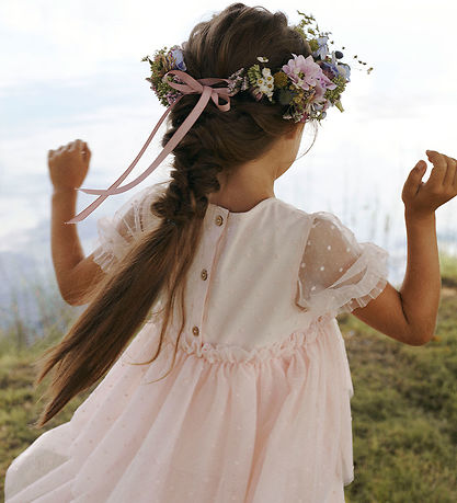 Lil' Atelier Kjóll - NmfFrilla - Tulle - Peach Blush