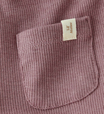 Lil' Atelier Leggings - Rib - NbfDarla - Nostalgía Rose