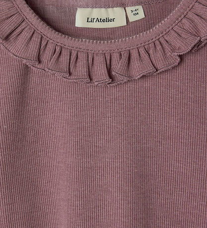 Lil' Atelier Bluse - Rib - NmfDarla - Nostalgie Rose