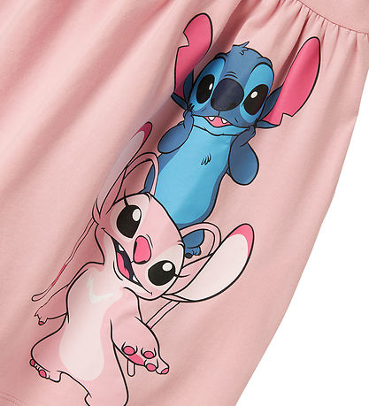 Name It Kjóll - NmfAssa - Stitch - Cameo Bleikt