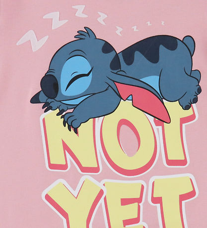 Name It Náttkjóll - NmfAsta - Stitch - Cameo Bleikt