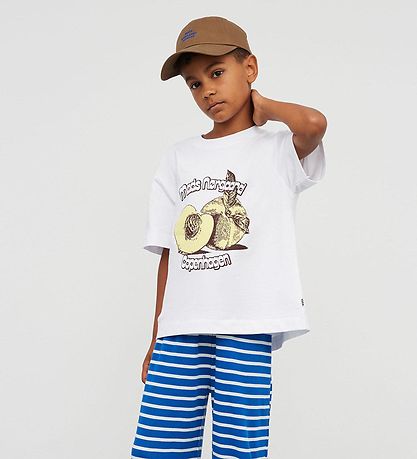 Mads Nørgaard T-Shirt - Dry Enkele Tristi - Snow White m. Print