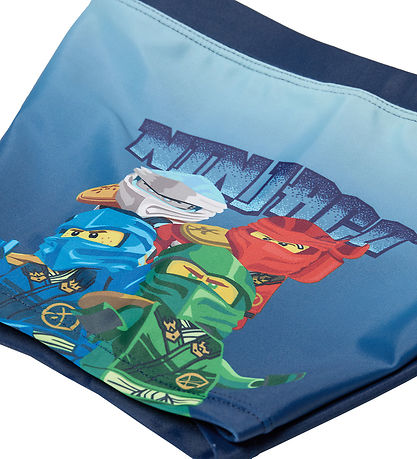 LEGO® Ninjago Badehose - LwAgan 307 - Dunkelblau m. Print
