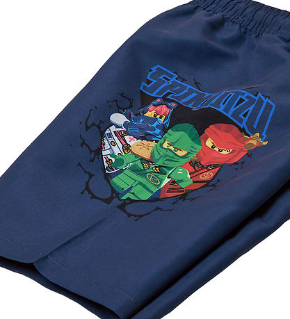 LEGO® Ninjago Badshorts - LwAgan 302 - UV40+ - Mörkblå m. Print