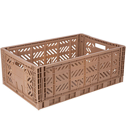 Aykasa Samanbrjótanlegur kassi - 60x40-22 cm - Maxi - Hlýtt Taup