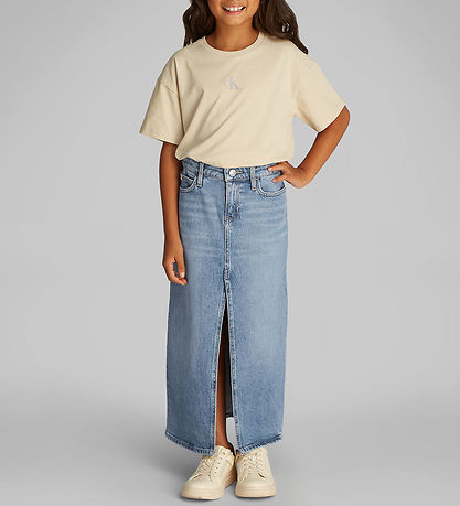 Calvin Klein Rock - Denim - Mid Leibhöhe lang - Cloudy Blue