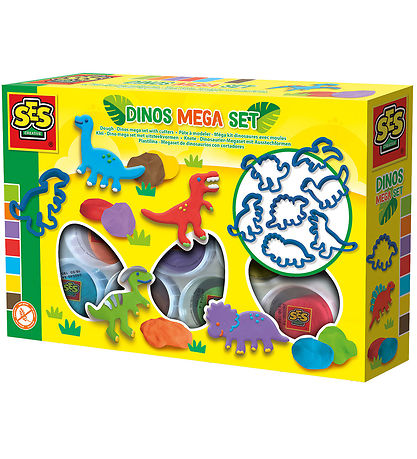 SES Creative Leklera - Dino Megaset med Skärare