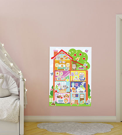 SES Creative - My First - Poster with Stickers - House