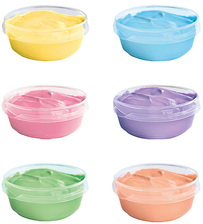 SES Creative - Fingramálning - 6x45ml - Pastellitir
