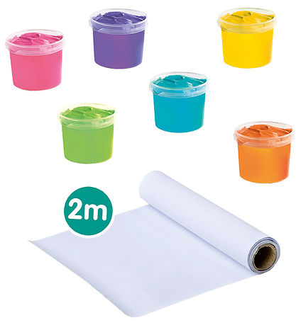 SES Creative - Fingerfärg Mega set - 6x110ml