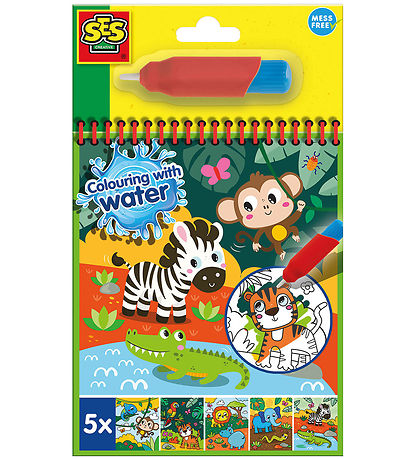 SES Creative - Safari Colouring Book - Color with Water