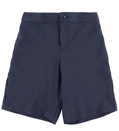Emporio Armani Set - Overhemd/Shorts - Wit/Dark Navy